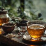 Pagi yang Lembut: Minum Teh dalam Keheningan
